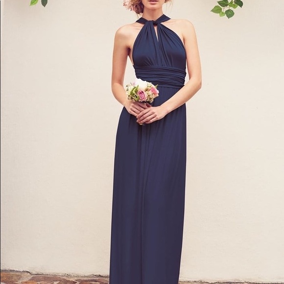 TFNC Multi Way Navy Maxi Dress - Picture 3 of 15